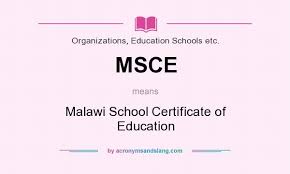 MSCE Examination Results